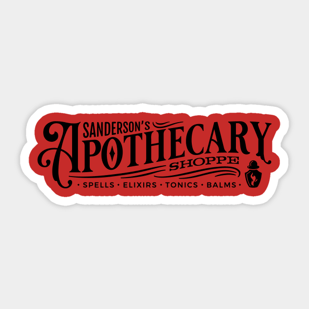 Sanderson Sisters Apocathary Shop Sticker by innergeekboutique